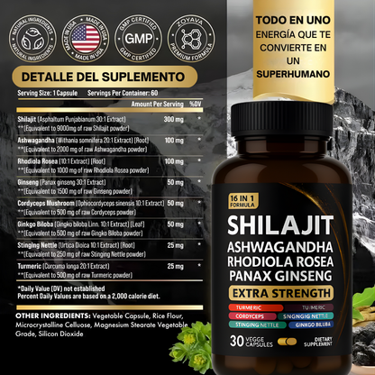 YAYNOOK® | Shilajit Potenciador